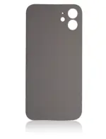 Capac Spate Sticla iPhone 12 (No Logo) (Black) - imagine 2