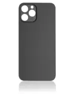Capac Spate Sticla iPhone 12 Pro Max (No Logo) (Graphite) - imagine 2