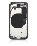 Capac Spate Sticla iPhone SE AMPlus (No Logo) (Black) - imagine 2