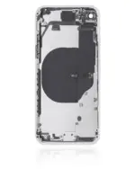 Carcasa Spate Sticla iPhone SE Pull A (White) - imagine 2