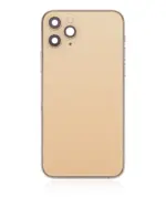 Capac Spate Sticla iPhone 11 Pro OEM (No Logo) (Gold) - imagine 2