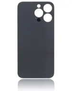 Capac Spate Sticla iPhone 13 Pro (No Logo) (Graphite) - imagine 2