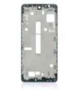 Carcasa Mijloc Motorola Edge 20 Pro (Blue Vegan Leather) - imagine 2