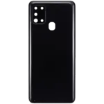 Capac Spate Sticla Samsung Galaxy A21S OEM (Black) - imagine 3