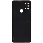 Capac Spate Sticla Samsung Galaxy A21S OEM (Black) - imagine 2