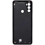 Capac Spate Sticla Motorola Moto G60 (Black) - imagine 2