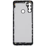 Capac Spate Sticla Motorola Moto G60 (Silver) - imagine 2