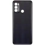 Capac Spate Sticla Motorola Moto G40 Fusion (Black) - imagine 3