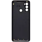 Capac Spate Sticla Motorola Moto G40 Fusion (Black) - imagine 2