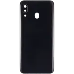 Capac Spate Sticla Samsung Galaxy A20 OEM (Black) - imagine 2