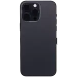 Capac Spate Sticla iPhone 14 Pro Max OEM (No Logo) (Space Black) - imagine 2