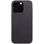 Capac Spate Sticla iPhone 14 Pro OEM (No Logo) (Space Black) - imagine 2