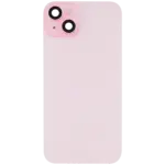Capac Spate Sticla iPhone 15 Plus OEM (No Logo) (Pink) - imagine 2