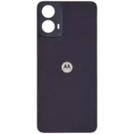 Capac Spate Sticla Motorola Moto G34 Service Pack Original (Charcoal Black) - imagine 2