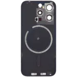 Capac Spate Sticla iPhone 15 Pro OEM (No Logo) (Natural Titanium) - imagine 3