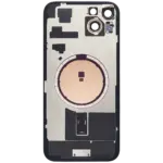 Capac Spate Sticla iPhone 15 Plus OEM (No Logo) (Pink) - imagine 3