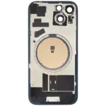 Capac Spate Sticla iPhone 15 OEM (No Logo) (Yellow) - imagine 3