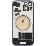 Capac Spate Sticla iPhone 15 OEM (No Logo) (Black) - imagine 3