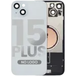 Capac Spate Sticla iPhone 15 Plus OEM (No Logo) (Blue) - imagine 4