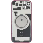 Capac Spate Sticla iPhone 14 Plus OEM (No Logo) (Red) - imagine 3