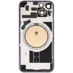 Capac Spate Sticla iPhone 14 OEM (No Logo) (Midnight) - imagine 4