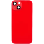 Capac Spate Sticla iPhone 14 OEM (No Logo) (Red) - imagine 3