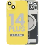 Capac Spate Sticla iPhone 14 Plus OEM (No Logo) (Yellow) - imagine 4
