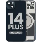 Capac Spate Sticla iPhone 14 Plus OEM (No Logo) (Midnight) - imagine 4