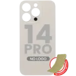 Capac Spate Sticla iPhone 14 Pro (No Logo) (Gold) - imagine 2