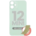 Capac Spate Sticla iPhone 12 Mini (No Logo) (Green) - imagine 3