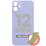 Capac Spate Sticla iPhone 12 Mini (No Logo) (Purple) - imagine 3
