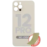 Capac Spate Sticla iPhone 12 Pro (No Logo) (Gold) - imagine 4