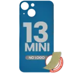Capac Spate Sticla iPhone 13 Mini (No Logo) (Blue) - imagine 3