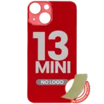 Capac Spate Sticla iPhone 13 Mini (No Logo) (Red) - imagine 3
