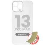 Capac Spate Sticla iPhone 13 Pro Max (No Logo) (Silver) - imagine 3