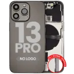 Capac Spate Sticla iPhone 13 Pro OEM (No Logo) (Graphite) - imagine 4