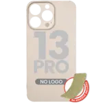 Capac Spate Sticla iPhone 13 Pro (No Logo) (Gold) - imagine 3
