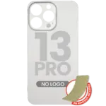 Capac Spate Sticla iPhone 13 Pro (No Logo) (Silver) - imagine 3