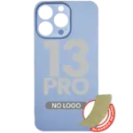 Capac Spate Sticla iPhone 13 Pro (No Logo) (Sierra Blue) - imagine 3