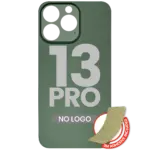 Capac Spate Sticla iPhone 13 Pro (No Logo) (Alpine Green) - imagine 3