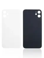 Capac Spate Sticla iPhone 11 (No Logo) (White)