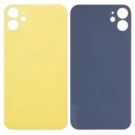 Capac Spate Sticla iPhone 11 (No Logo) (Yellow)