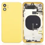 Capac Spate Sticla iPhone 11 OEM (No Logo) (Yellow)