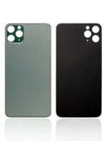 Capac Spate Sticla iPhone 11 Pro (No Logo) (Midnight Green)