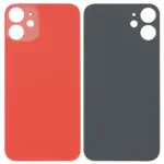 Capac Spate Sticla iPhone 12 Mini (No Logo) (Red)