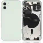 Capac Spate Sticla iPhone 12 OEM (No Logo) (Green)