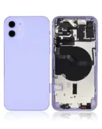 Capac Spate Sticla iPhone 12 OEM (No Logo) (Purple)