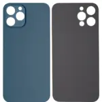 Capac Spate Sticla iPhone 12 Pro Max (No Logo) (Pacific Blue)