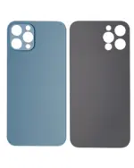 Capac Spate Sticla iPhone 12 Pro (No Logo) (Pacific Blue)