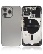 Capac Spate Sticla iPhone 13 Pro OEM (No Logo) (Graphite)